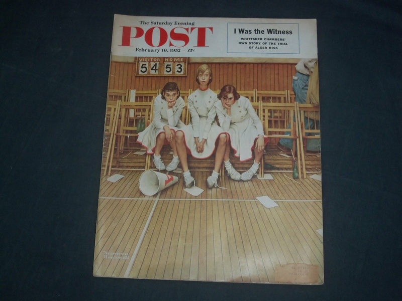1952 FEB 16 THE SATURDAY EVENING POST MAGAZINE - NORMAN ROCKWELL COVER- SP 2479C