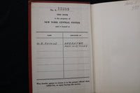 1944-1956 N.Y. CENTRAL SYSTEM RULES OF THE OPERATION DEPARTMENT-LOT OF 3- O 3679