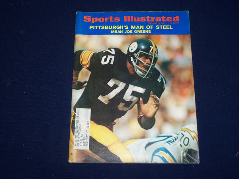 1971 OCTOBER 11 SPORTS ILLUSTRATED MAGAZINE - MEAN JOE GREENE COVER - SP 9647