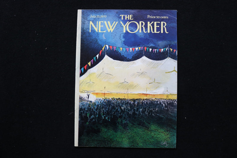 1970 JULY 25 NEW YORKER MAGAZINE - GREAT ILLUSTRATED COVER - NY 2812