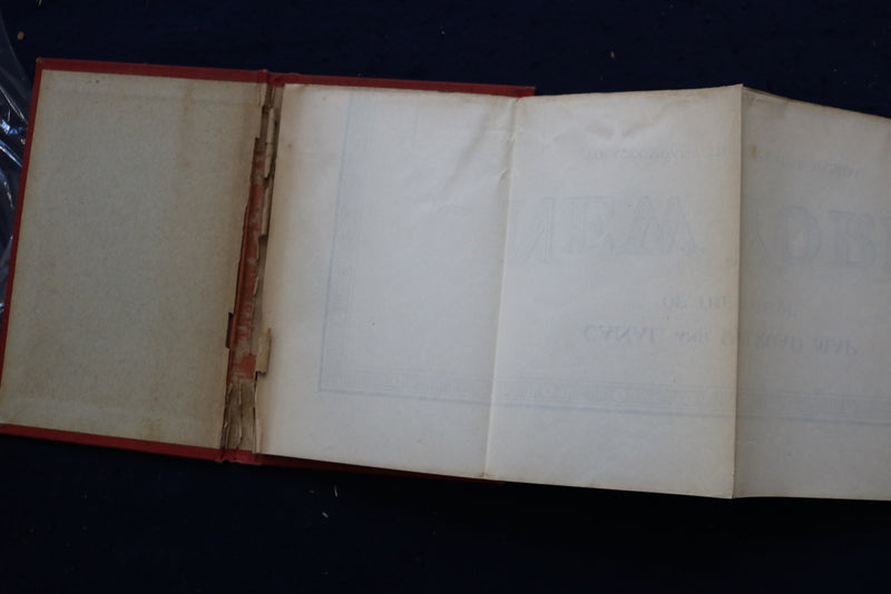 1920 NEW YORK STATE MAP - LEGISLATIVE MANUAL - HARDCOVER - K 975
