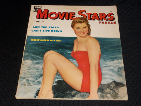 1951 MAY MOVIE STARS PARADE MAGAZINE - ESTHER WILLIAMS FRONT COVER - E 1439