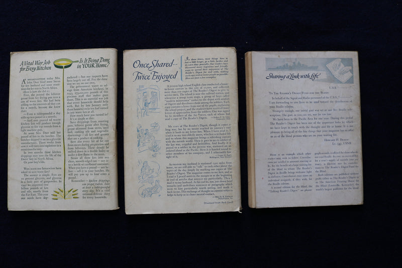 1943 READER'S DIGEST MAGAZINE - LOT OF 9 - O 3446