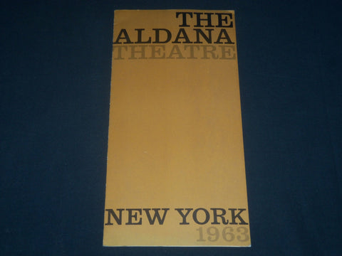 1963 ALDANA THEATRE THE MAIDS PROGRAM - JEAN GENET - J 4269