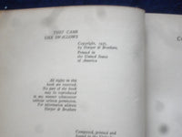 1937 THEY CAME LIKE SWALLOWS HARDCOVER BOOK BY WILLIAM MAXWELL - KD 8239
