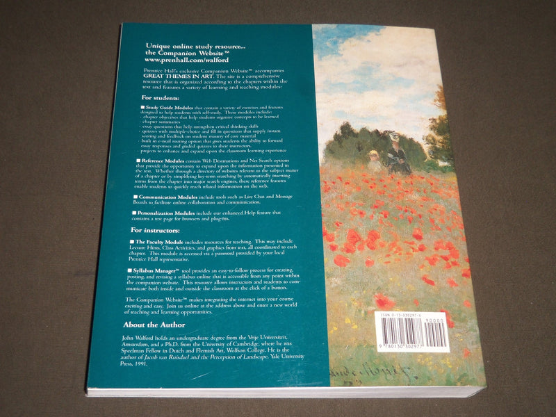2002 GREAT THEMES IN ART BY JOHN WALFORD SOFTCOVER BOOK - NICE PRINTS - I 944