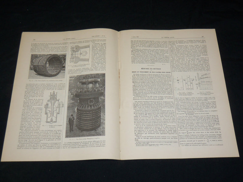 1924-1938 LE GENIE CIVIL FRENCH INDUSTRIES MAGAZINE LOT OF 13 - BRIDGES- NP 5365