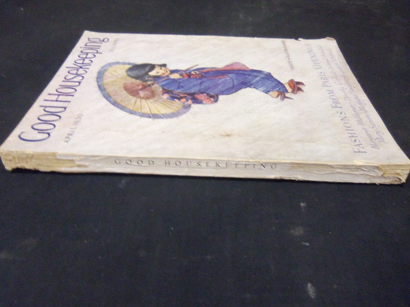 1930 APRIL GOOD HOUSEKEEPING MAGAZINE - JESSIE WILCOX SMITH COVER - ST 4437