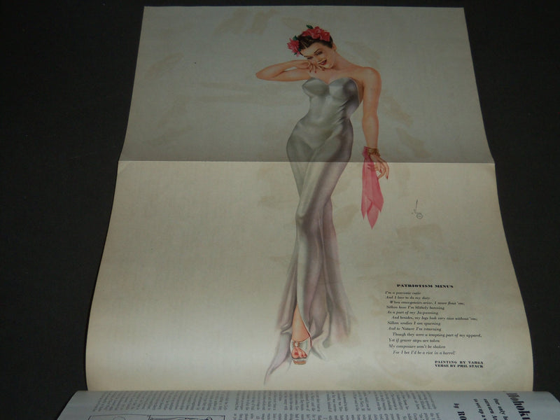 1941 NOVEMBER ESQUIRE MAGAZINE - VARGAS & PETTY ILLUSTRATIONS - ADS - ST 5043