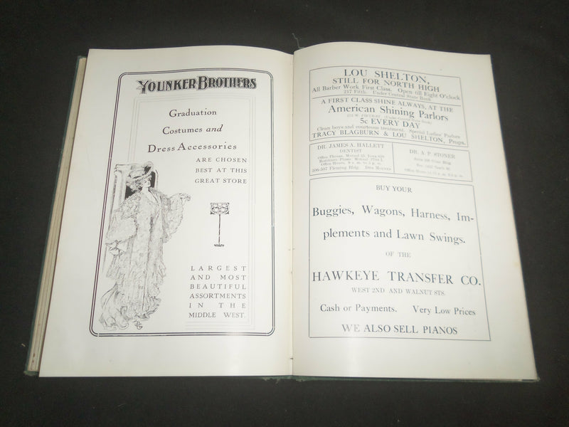 1908 ORACLE NORTH HIGH SCHOOL YEARBOOK - DES MOINES, IOWA - YB 2557