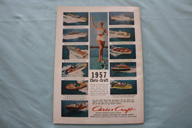 1957 MARCH SPORTS AFIELD MAGAZINE - AN ILLUSTRATED FISHERMAN COVER - E 26597