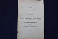 1910 AMERICAN TELEPHONE & TELEGRAPH COMPANY ANNUAL REPORT - K 1477
