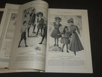 1907 OCTOBER NEW IDEA WOMAN'S MAGAZINE - COLOR FASHION - ILLUSTRATIONS - ST 256