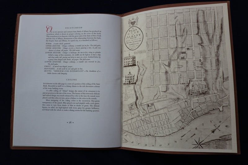 1943 MURALS IN THE STATE BANK OF ALBANY SOFTCOVER BOOK - K 902