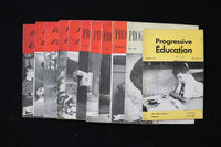 1944-1946 PROGRESSIVE EDUCATION MAGAZINE - LOT OF 11 - O 3800