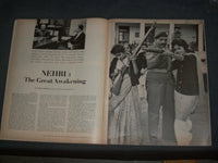 1963 JAN 19 THE SATURDAY EVENING POST MAGAZINE -NEHRU-NORMAN ROCKWELL - SP 2482I