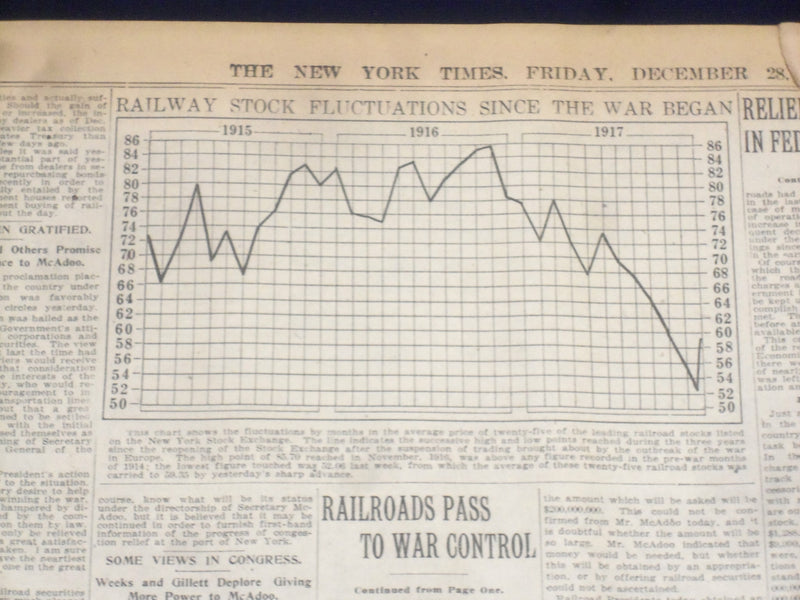 1917 DECEMBER 28 NEW YORK TIMES - TEUTON PEACE TERMS OFFERED TO ALL - NT 8264