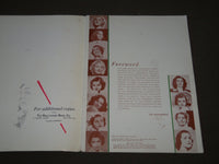 1937 THE HOLLYWOOD CABARET RESTAURANT PROGRAM - GREAT PHOTOS - J 3443