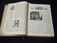 1852-1862 THE CHILD'S PAPER BOUND VOLUME - NICE ILLUSTRATIONS - KD 3352F