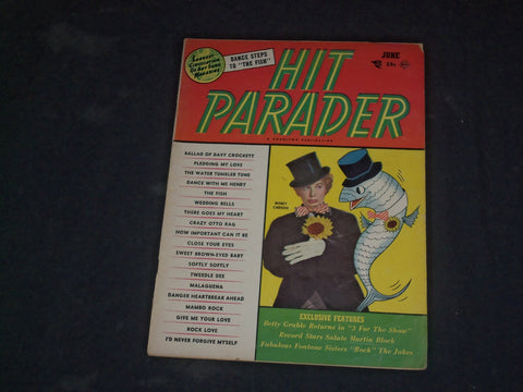 1955 JUNE HIT PARADER MAGAZINE - MINDY CARSON COVER - CW 800
