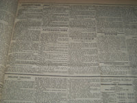 1926 JULY-SEPTEMBER LE TEMPS FRENCH NEWSPAPER BOUND VOLUME - VB 16