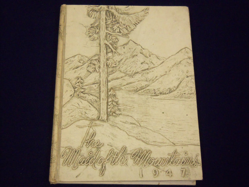 1947 THE MAID OF THE MOUNTAINS SOUTH VIRGINIA UNIVERSITY YEARBOOK VISTA - YB 676