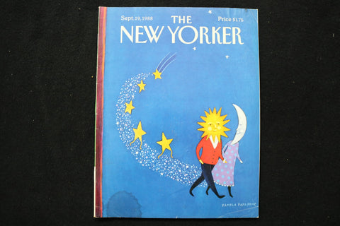 1988 SEPTEMBER 19 NEW YORKER MAGAZINE - GREAT ILLUSTRATED COVER - NY 3307