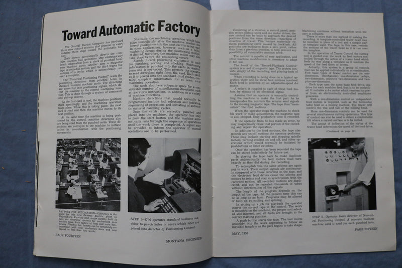 1956 MAY MONTANA ENGINEER MAGAZINE - MONTANA STATE COLLEGE - K 332