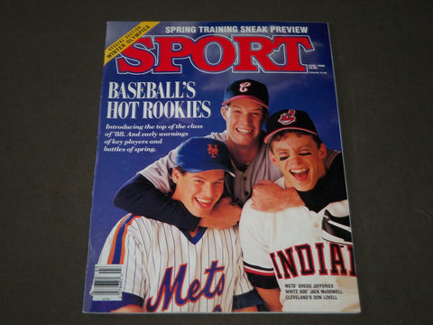 1988 MARCH SPORT MAGAZINE - GREGG JEFFERIES - JACK MCDOWELL - LOVELL - CW 303