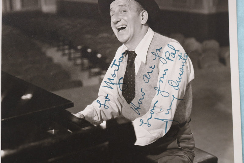 JIMMY DURANTE 8X10 AUTOGRAPHED PHOTOS - LOT OF 2 - K 3328
