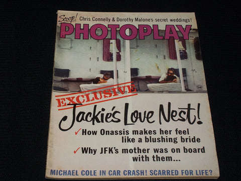 1969 JULY PHOTOPLAY MAGAZINE - JACKIE'S LOVE NEST FRONT COVER - E 897