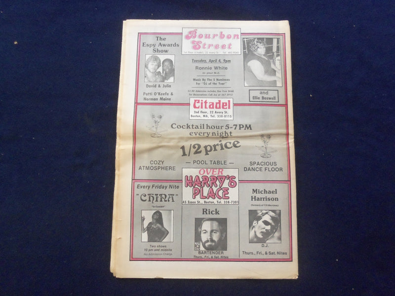 1978 APRIL 8 ESPLANADE NEWSPAPER - ESPY TAKES ON THE BIG ONES! - NP 6806