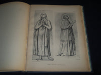 1870'S COLLECTION DE 120 DESSINS CROQUIS ET PEINTURES INGRES VOLUME 1 & 2- Z 166