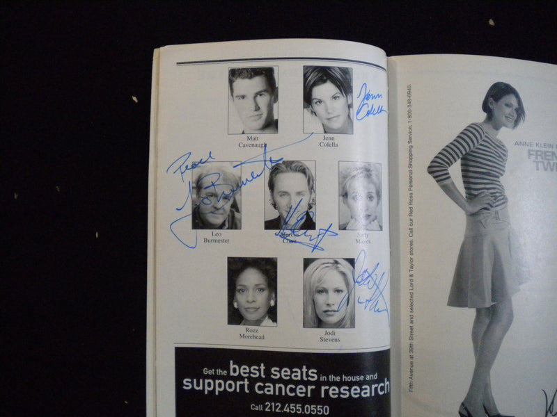 2003 URBAN COWBOY PLAYBILL - 23 SIGNATURES - J 8256