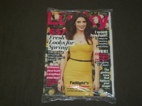 2012 MARCH LUCKY MAGAZINE - ASHLEY GREENE COVER - B 3580