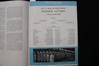 1940'S WINGED VICTORY PROGRAM - A PLAY BY MOSS HART - K 2828