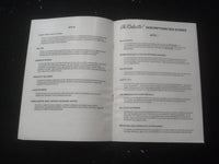 1981 OH! CALCUTTA! SHOW PROGRAM - EDISON THEATRE - MULTIPLE LANGUAGES - B 1140R