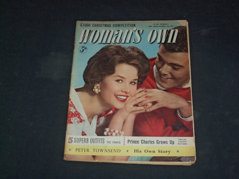 1959 NOVEMBER 14 WOMAN'S OWN MAGAZINE - PETER TOWNSEND, HIS OWN STORY - B 4124