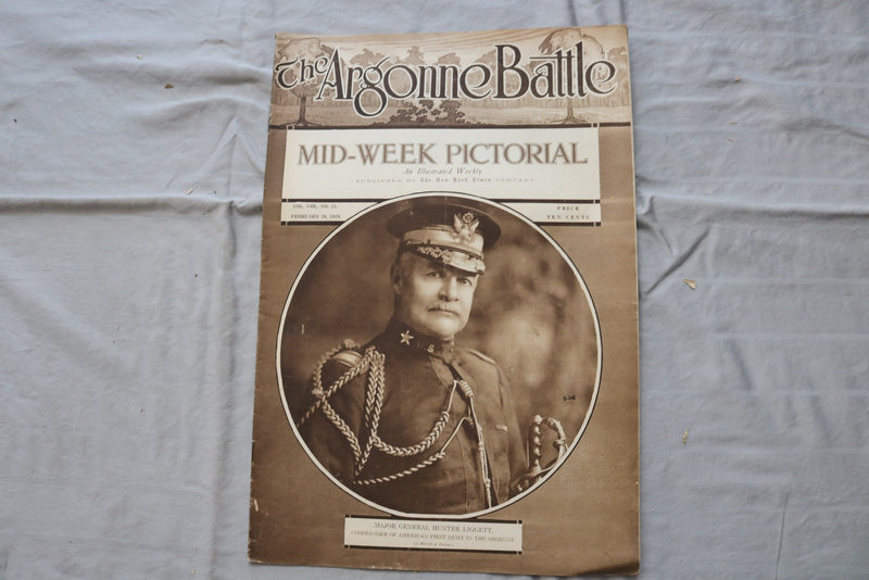 1919 FEB 20 MID-WEEK PICTORIAL MAGAZINE SECTION - THE ARGONNE BATTLE - NP 9251