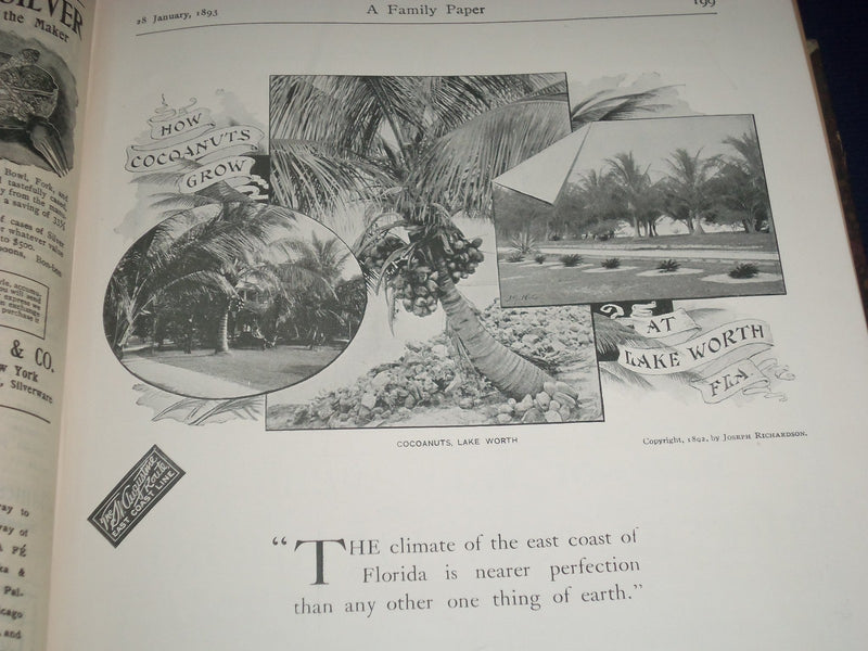 1893 JAN 7 - JUNE 24 THE CHRISTIAN UNION BOUND VOLUME - ILLUSTRATIONS - KD 2382