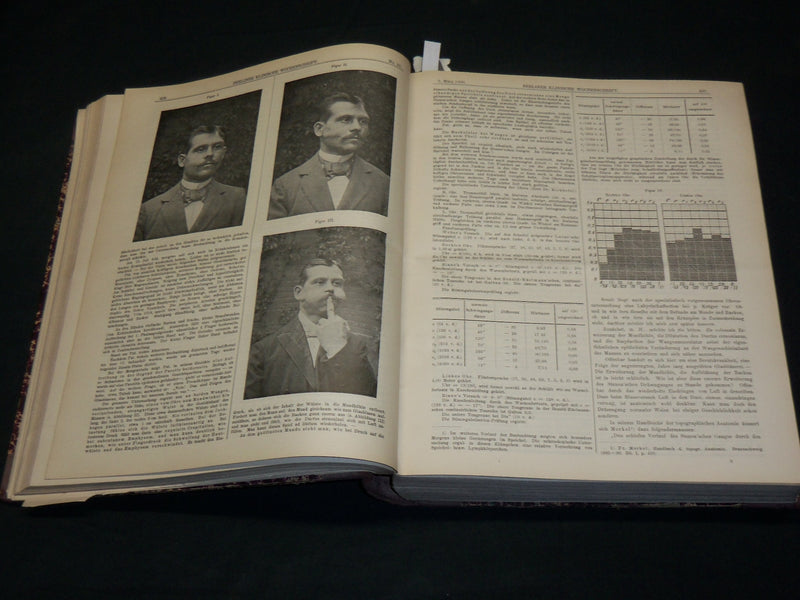 1900 JAN-DEC BERLINER KLINISCHE WOCHENSCHRIFT MAGAZINE BOUND VOLUME - KD 3644B
