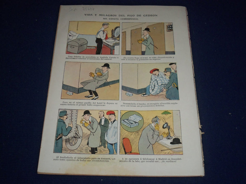 1908 MARCH 28 BLANCO Y NEGRO SPANISH MAGAZINE - NICE ILLUSTRATIONS - J 301