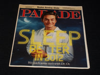 2012 JANUARY 22 BOSTON SUNDAY GLOBE PARADE MAGAZINE - DR. OZ - E 4880