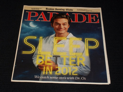 2012 JANUARY 22 BOSTON SUNDAY GLOBE PARADE MAGAZINE - DR. OZ - E 4880