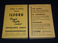 1952-1955 BRITISH JOURNAL PHOTOGRAPHIC ALMANAC LOT OF 2 - NICE ADS - KD 4669E