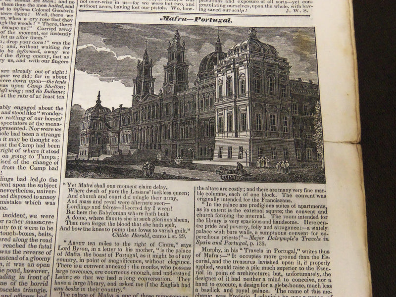 1836-1837 THE NATIONAL ATLAS & SUNDAY MORNING MAIL NEWSPAPER LOT OF 5 - NP 2056