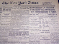 1931 SEPT 25 NEW YORK TIMES - LEGION DEMANDS DRY LAW REFERENDUM - NT 2428