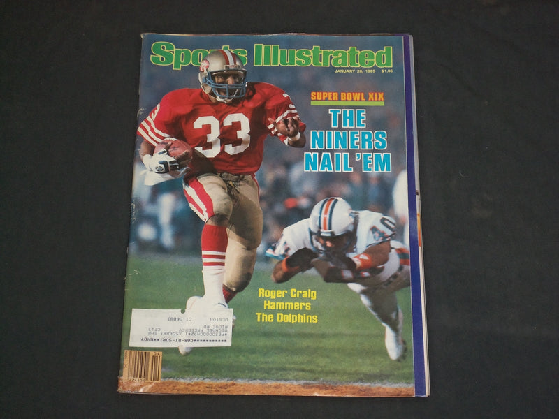 1985 JANUARY 25 SPORTS ILLUSTRATED MAGAZINE - ROGER CRAIG COVER - SP 9142