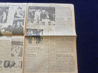 1963 NOV 22 THE GREENVILLE NEWS NEWSPAPER - JFK IS ASSASSINATED - NP 6444