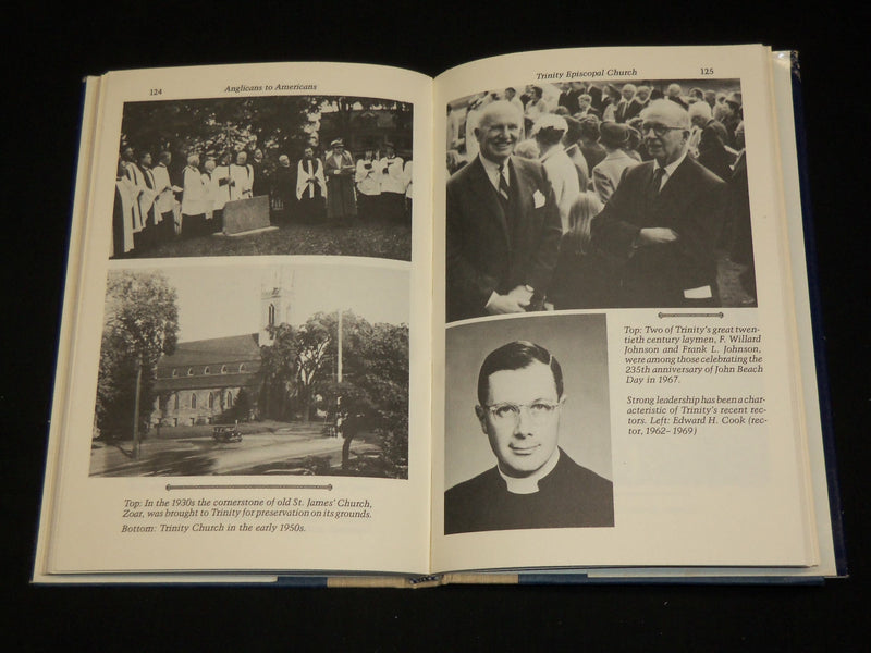 1982 ANGLICANS TO AMERICANS HARDCOVER BOOK BY ROBERT W. GARDNER - KD 6384